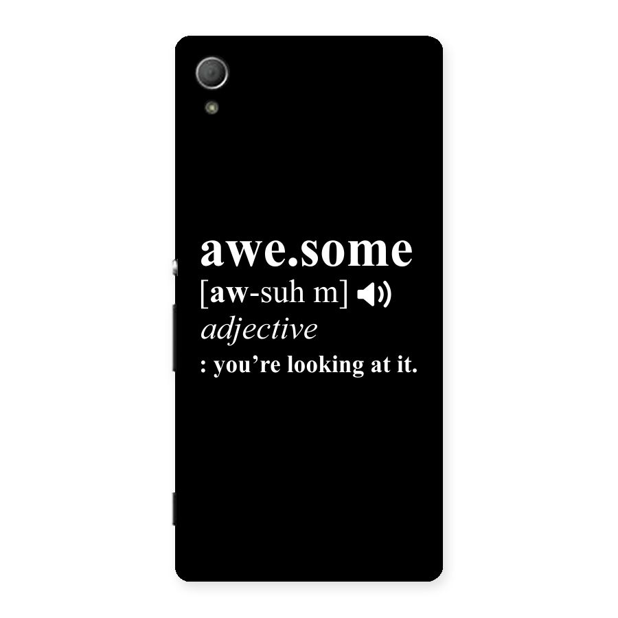 Awesome Looking at it Back Case for Xperia Z3 Plus