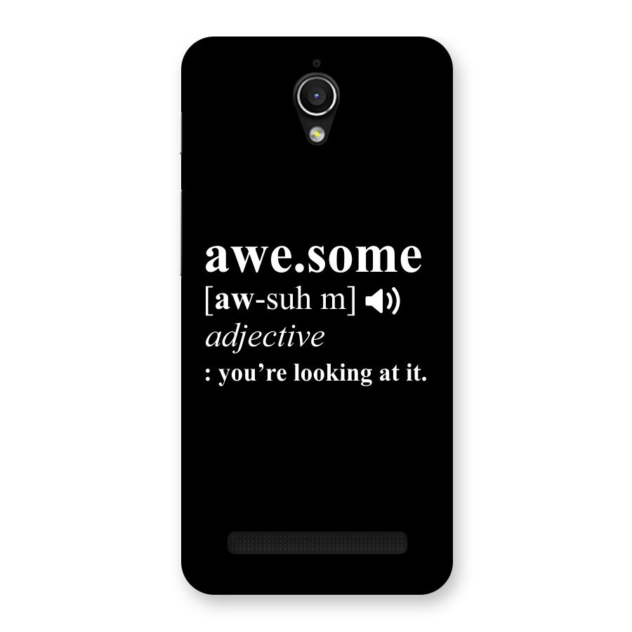 Awesome Looking at it Back Case for Zenfone Go