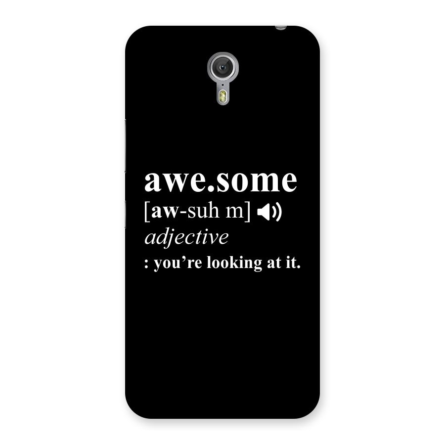 Awesome Looking at it Back Case for Zuk Z1