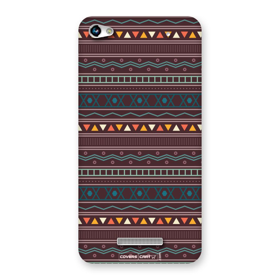 Classic Aztec Pattern Back Case for Canvas Hue 2 A316
