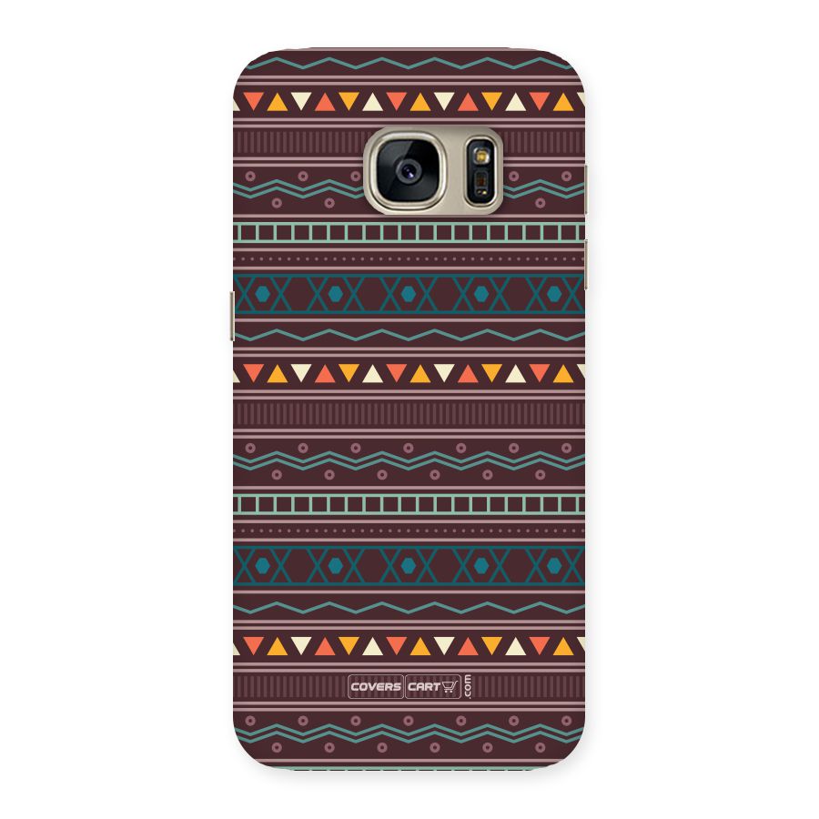 Classic Aztec Pattern Back Case for Galaxy S7