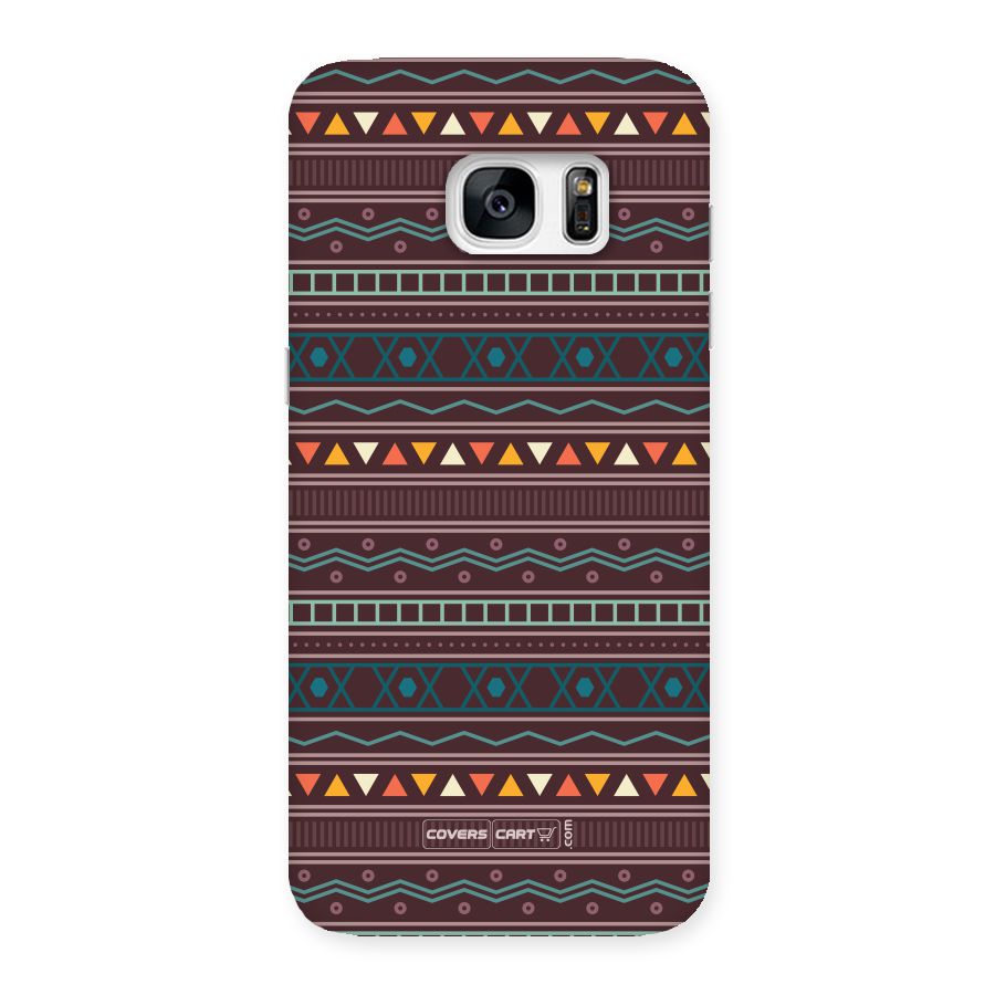 Classic Aztec Pattern Back Case for Galaxy S7 Edge