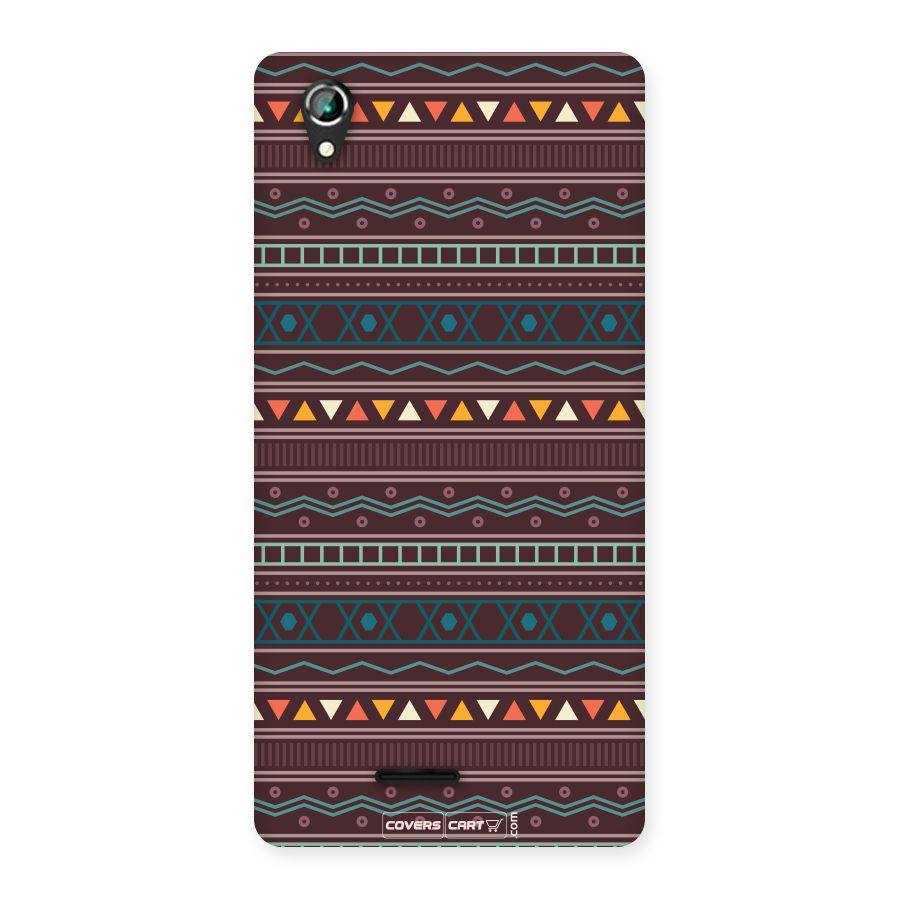 Classic Aztec Pattern Back Case for Lava Iris 800