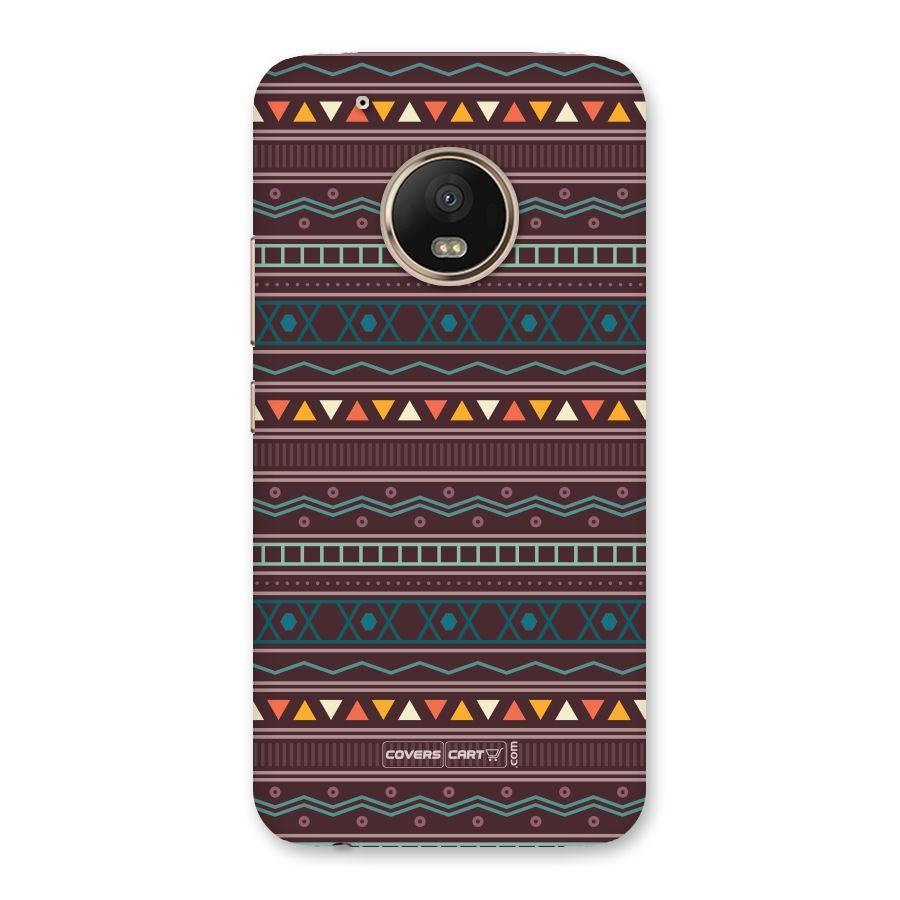 Classic Aztec Pattern Back Case for Moto G5 Plus