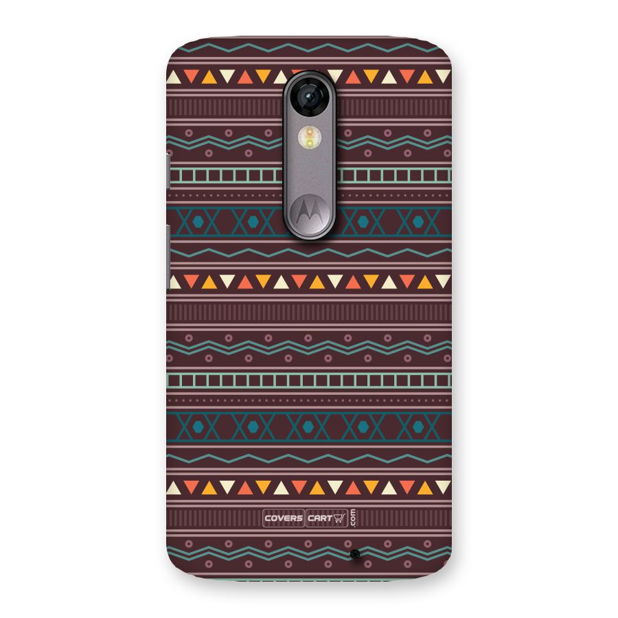 Classic Aztec Pattern Back Case for Moto X Force