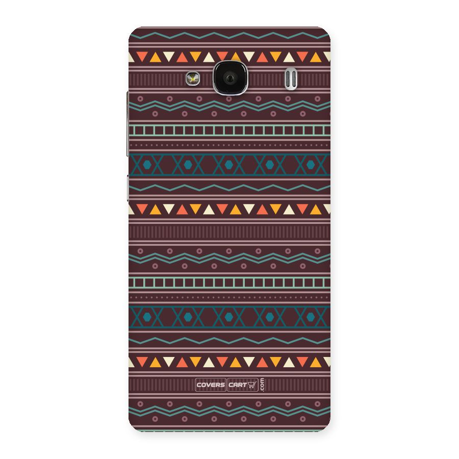 Classic Aztec Pattern Back Case for Redmi 2 Prime
