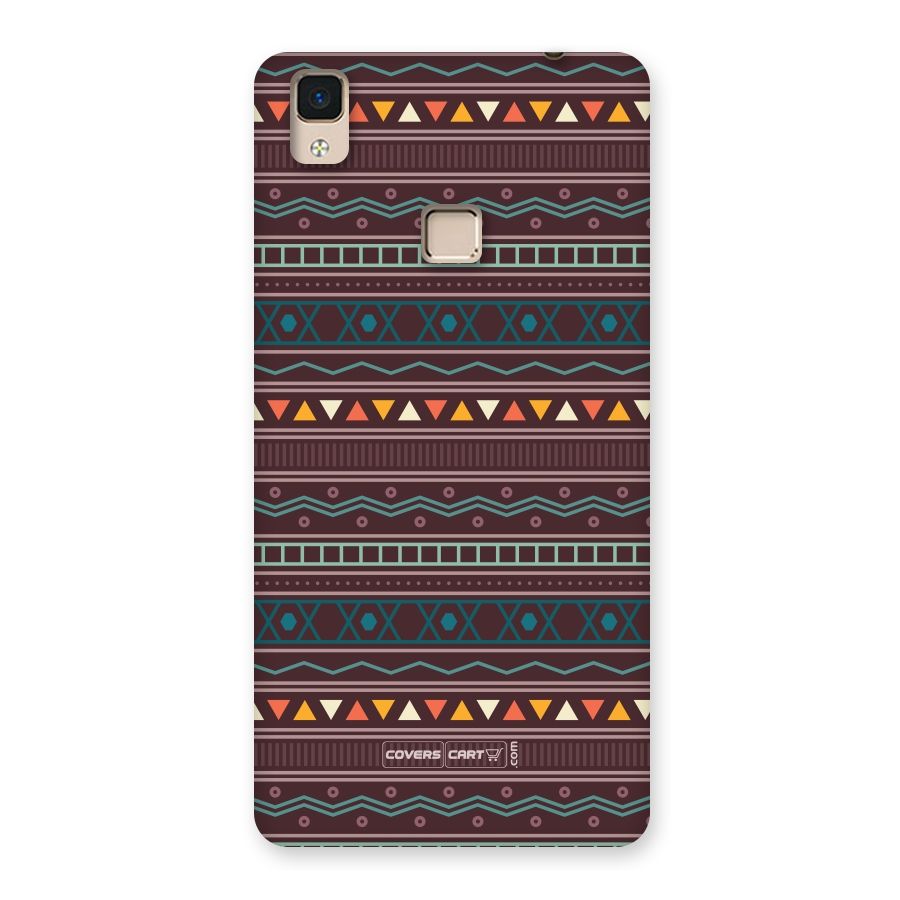 Classic Aztec Pattern Back Case for V3 Max