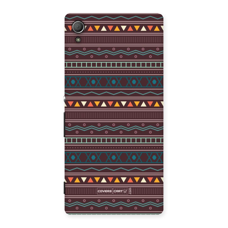 Classic Aztec Pattern Back Case for Xperia Z3 Plus