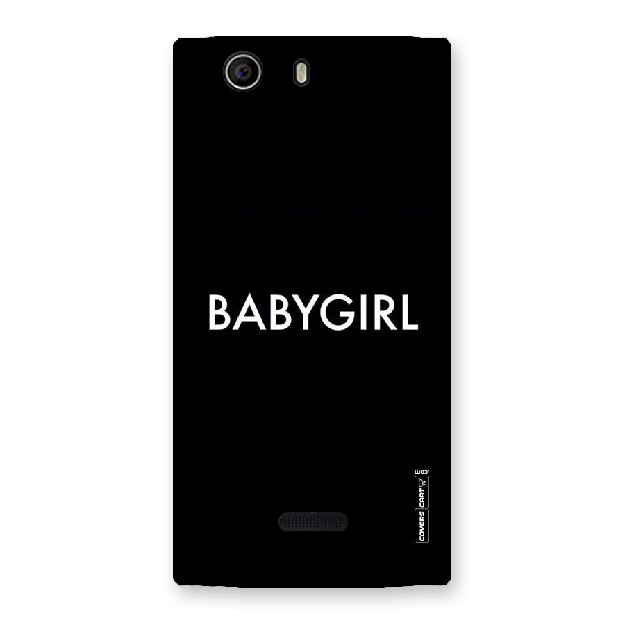 Baby Girl Back Case for Canvas Nitro 2 E311