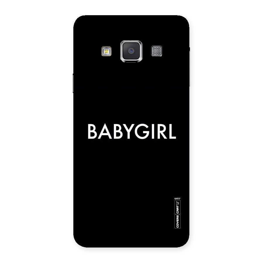 Baby Girl Back Case for Galaxy A3