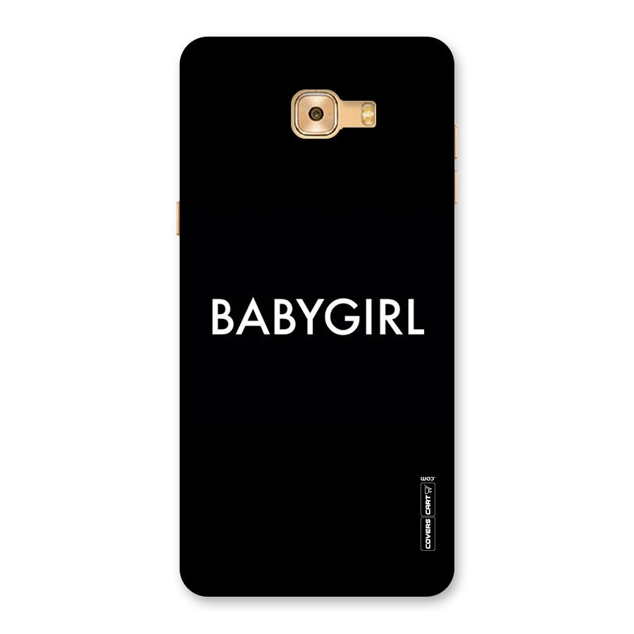 Baby Girl Back Case for Galaxy C9 Pro