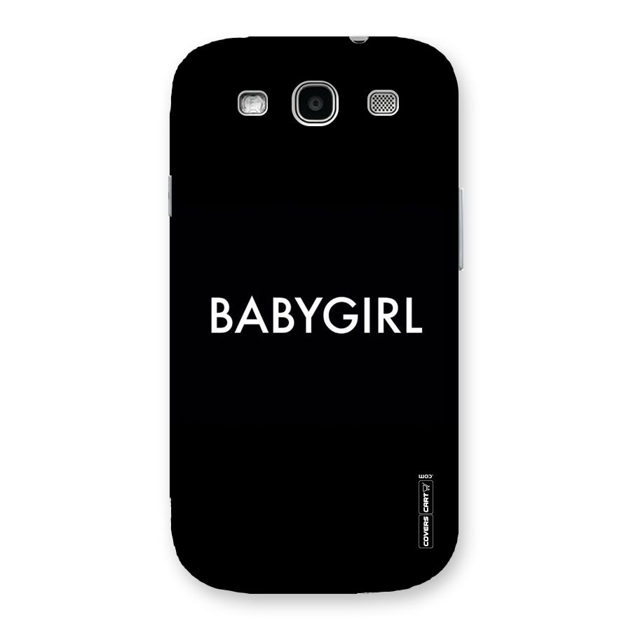 Baby Girl Back Case for Galaxy S3