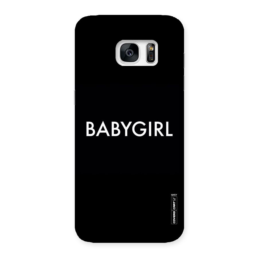 Baby Girl Back Case for Galaxy S7 Edge