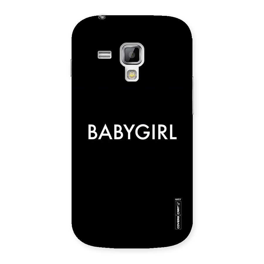 Baby Girl Back Case for Galaxy S Duos