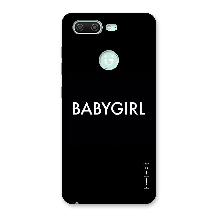 Baby Girl Back Case for Gionee S10