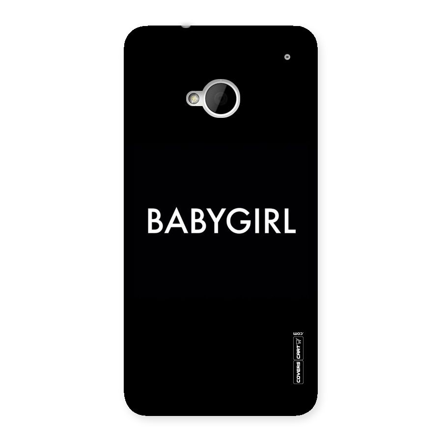 Baby Girl Back Case for HTC One M7
