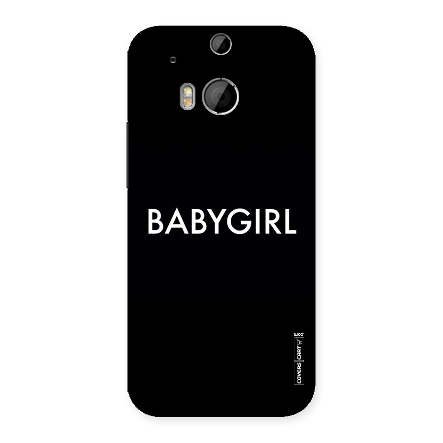 Baby Girl Back Case for HTC One M8