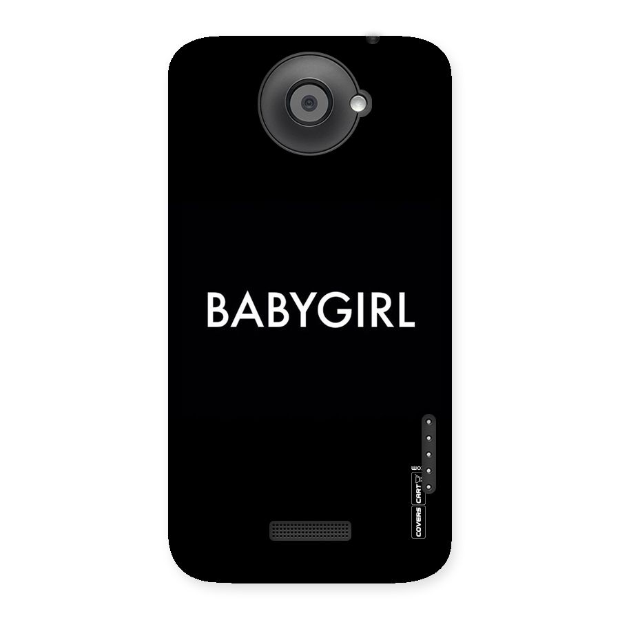 Baby Girl Back Case for HTC One X