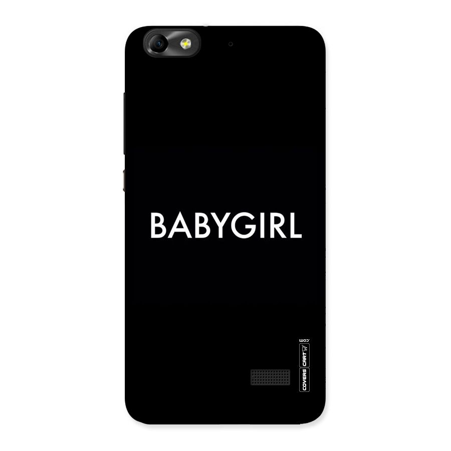 Baby Girl Back Case for Honor 4C