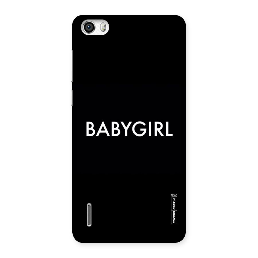 Baby Girl Back Case for Honor 6