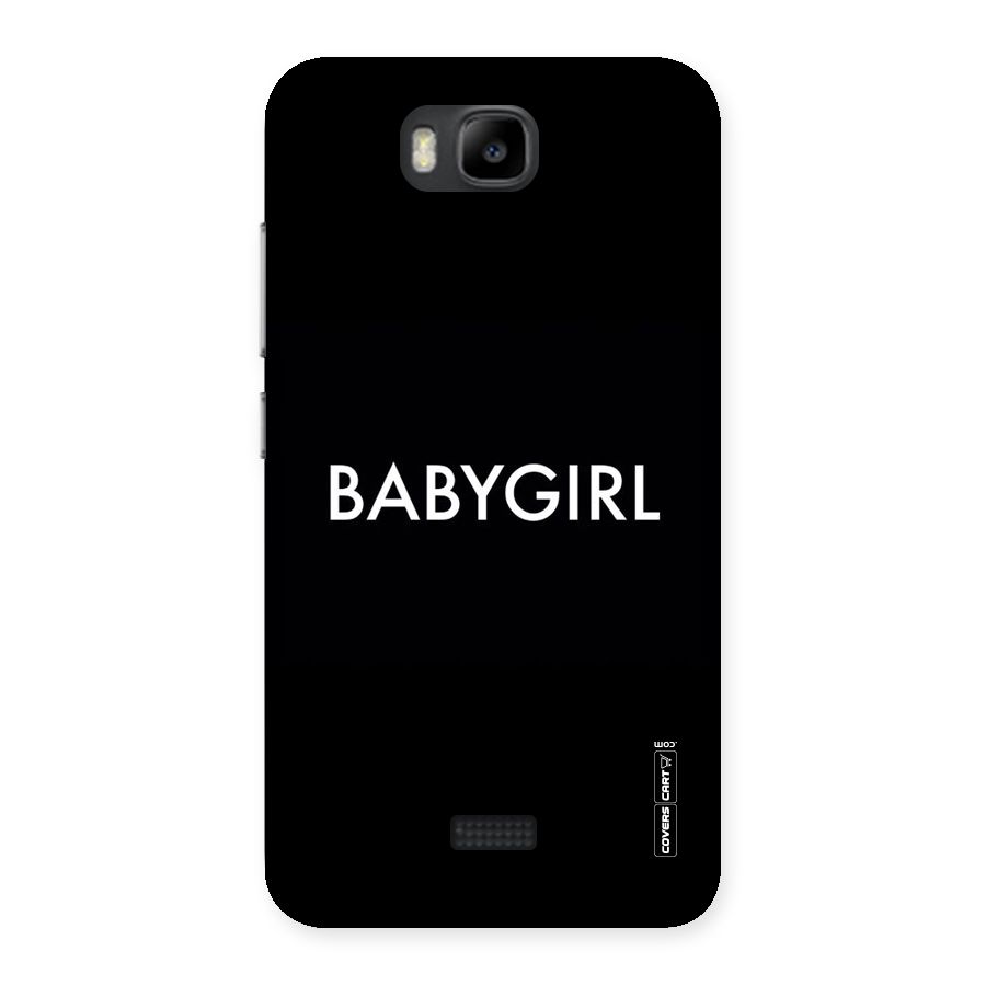 Baby Girl Back Case for Honor Bee