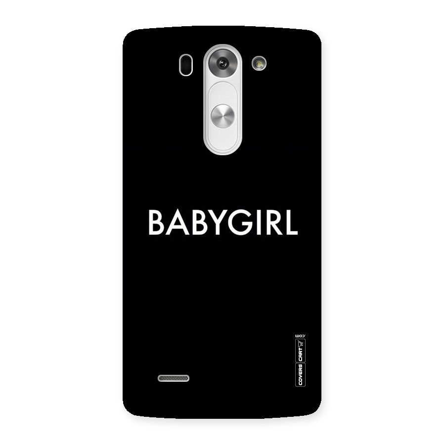 Baby Girl Back Case for LG G3 Mini