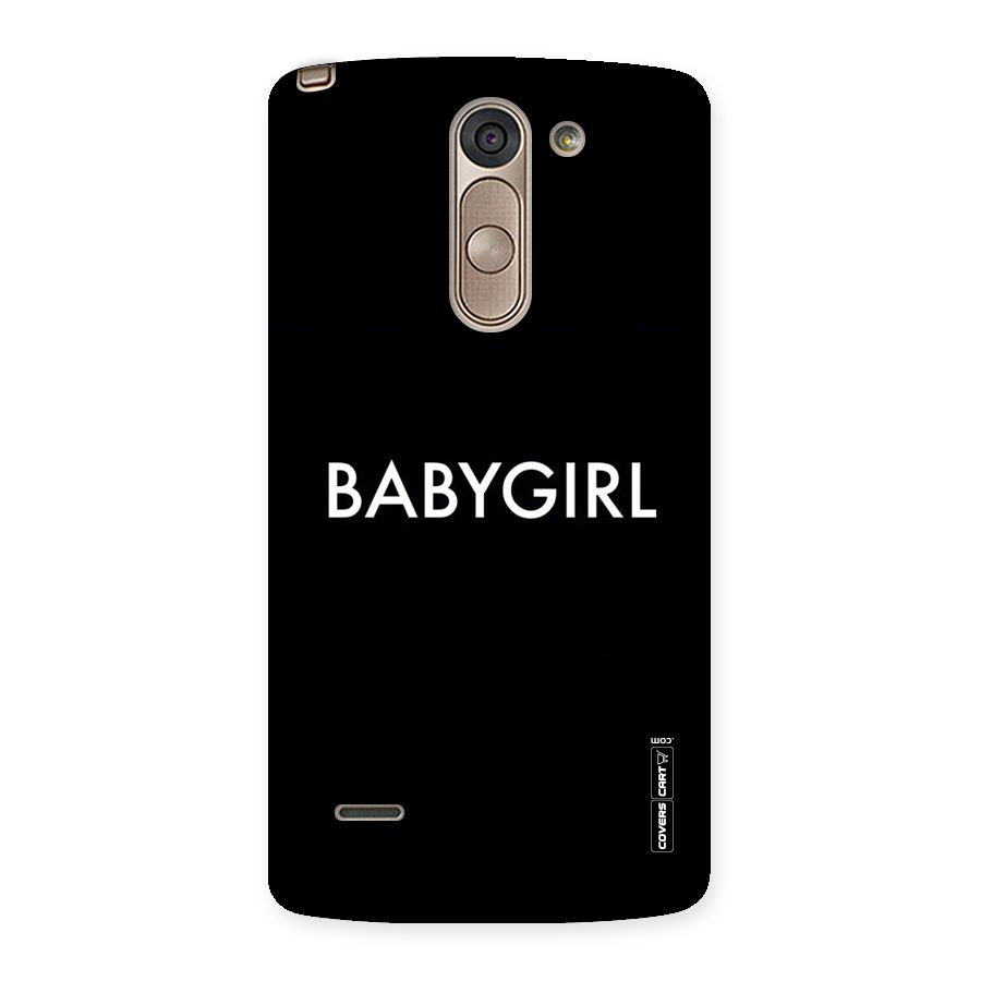 Baby Girl Back Case for LG G3 Stylus