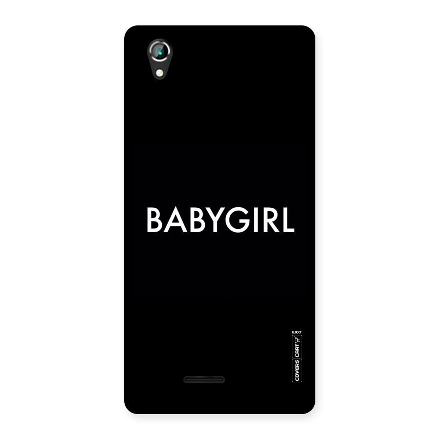 Baby Girl Back Case for Lava Iris 800