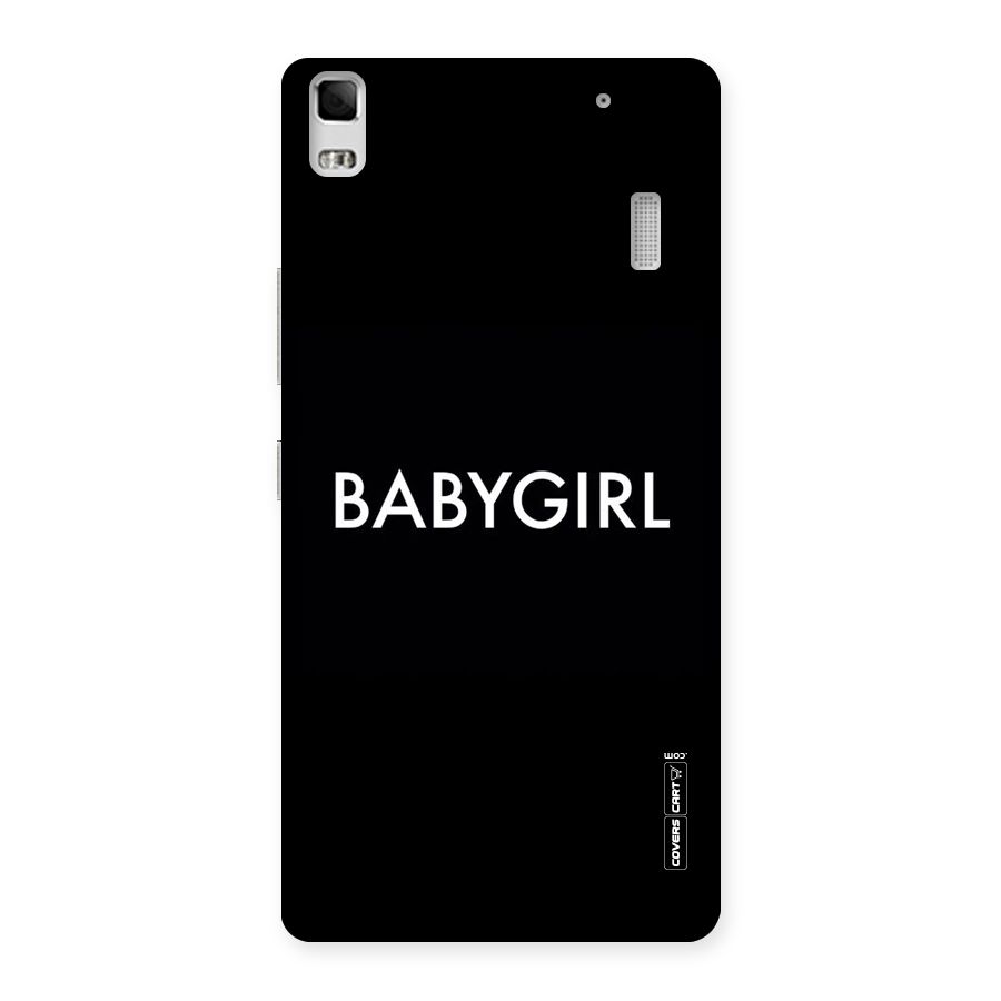 Baby Girl Back Case for Lenovo A7000