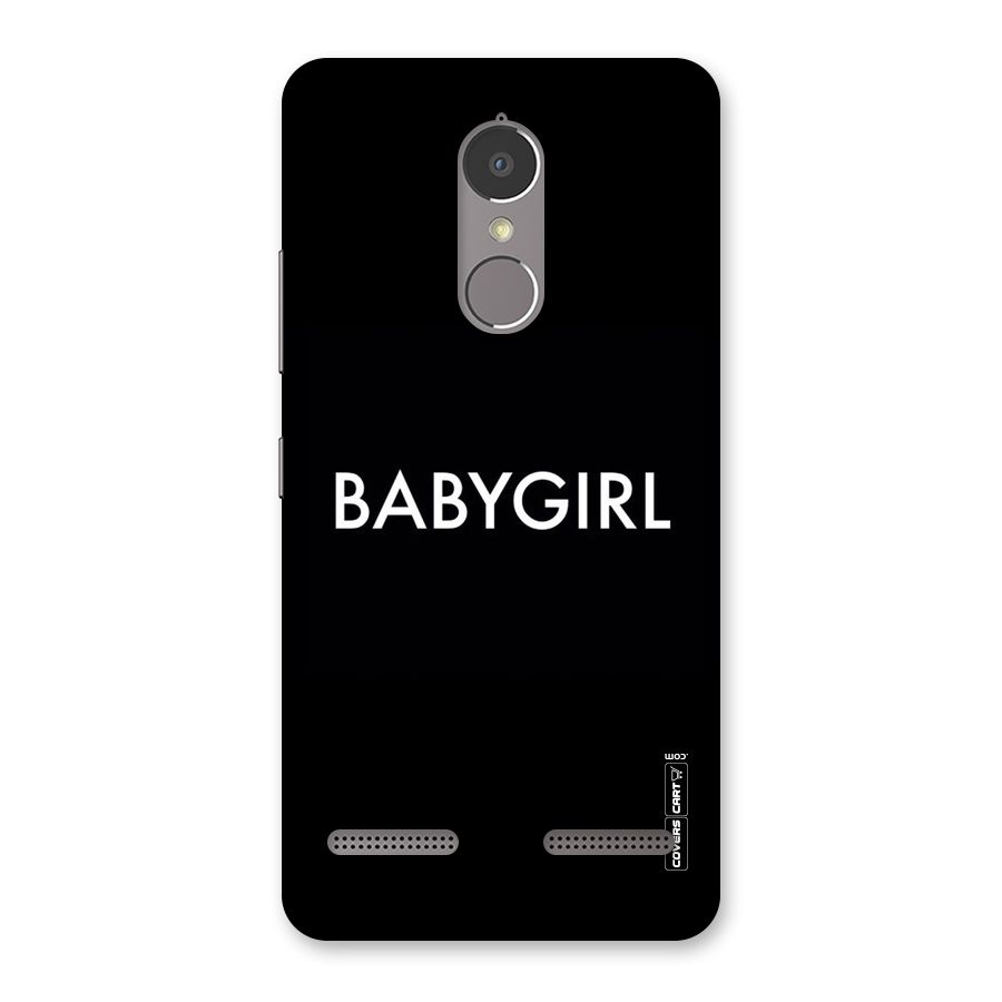 Baby Girl Back Case for Lenovo K6