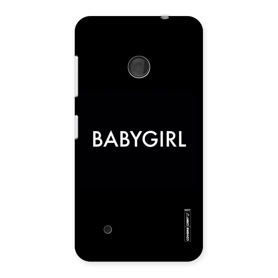 Baby Girl Back Case for Lumia 530