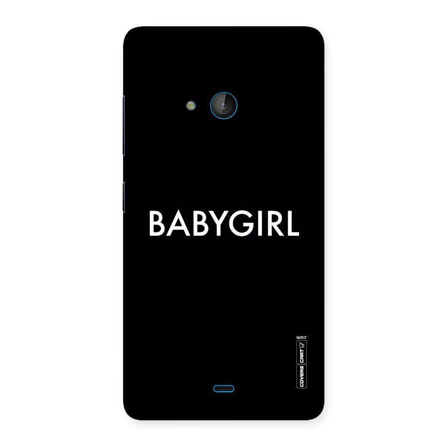 Baby Girl Back Case for Lumia 540