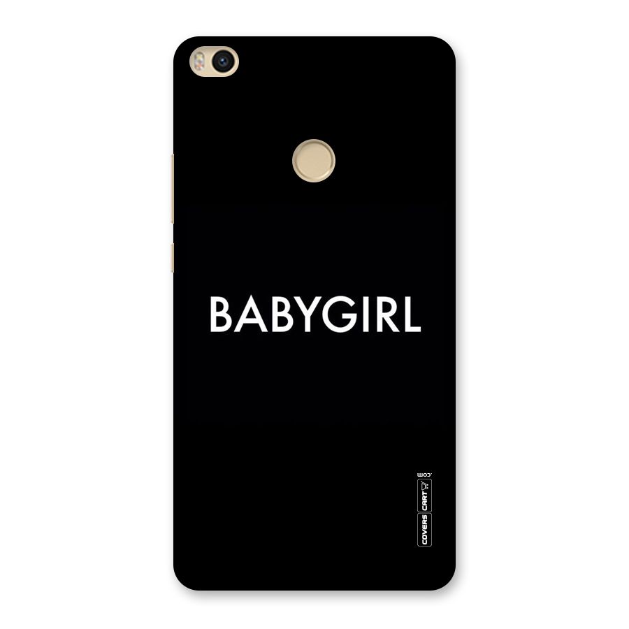 Baby Girl Back Case for Mi Max 2