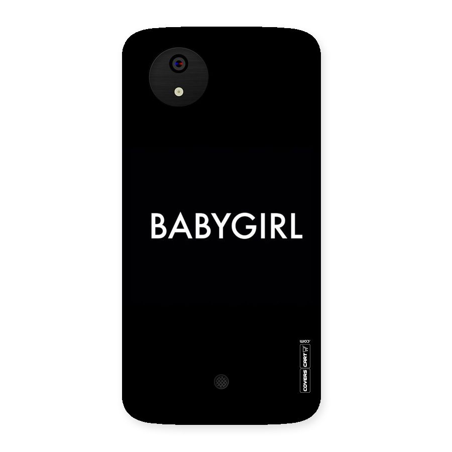 Baby Girl Back Case for Micromax Canvas A1