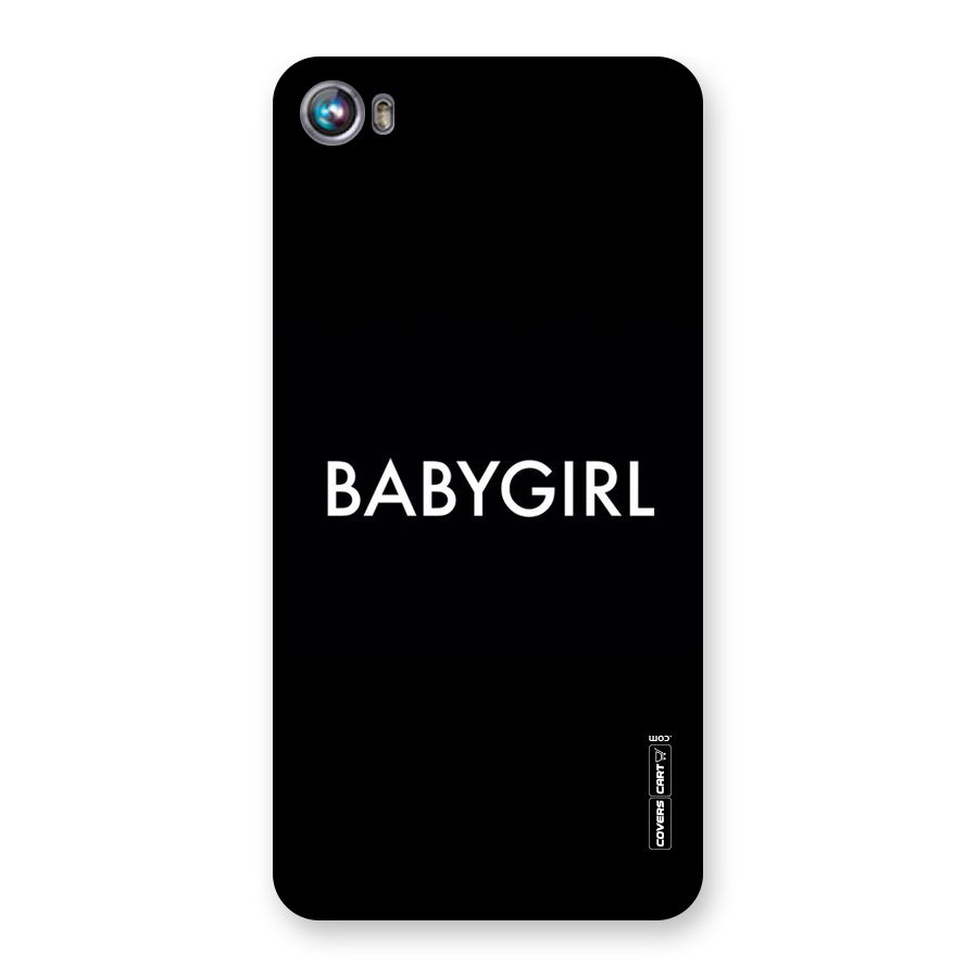 Baby Girl Back Case for Micromax Canvas Fire 4 A107