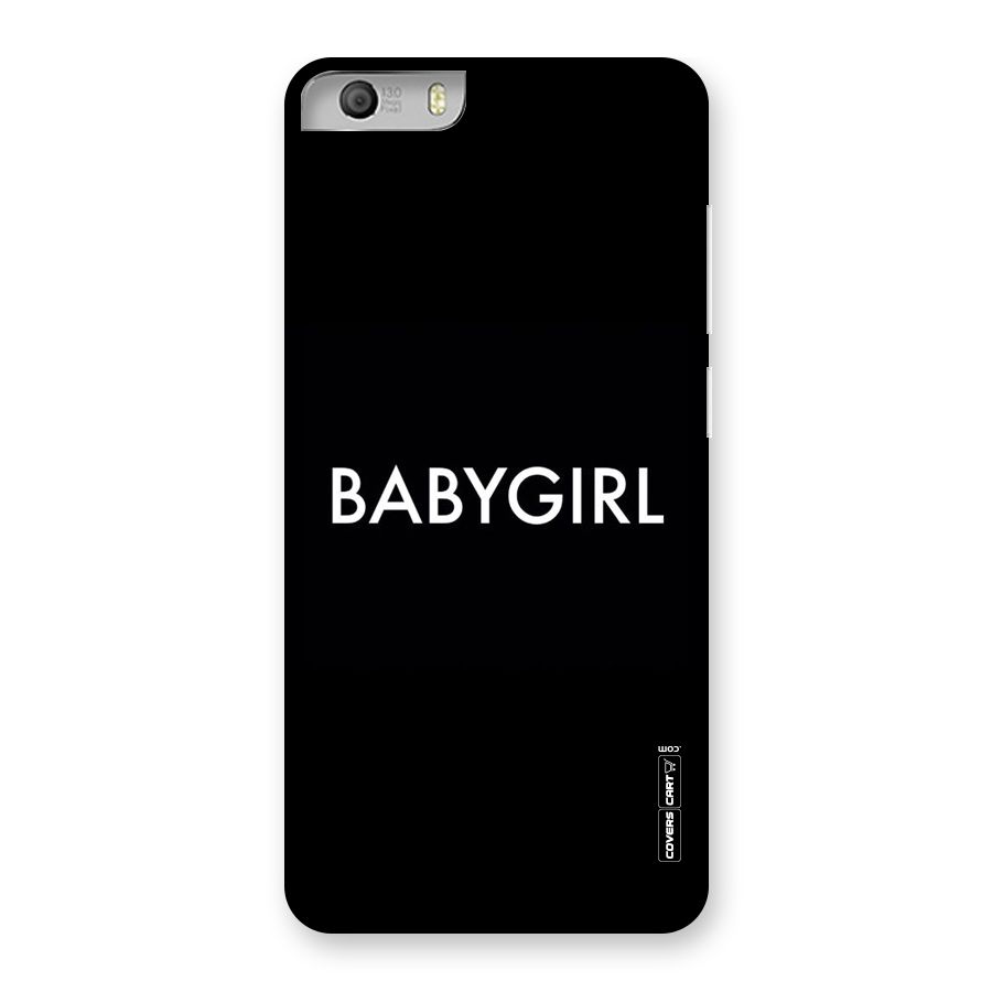 Baby Girl Back Case for Micromax Canvas Knight 2