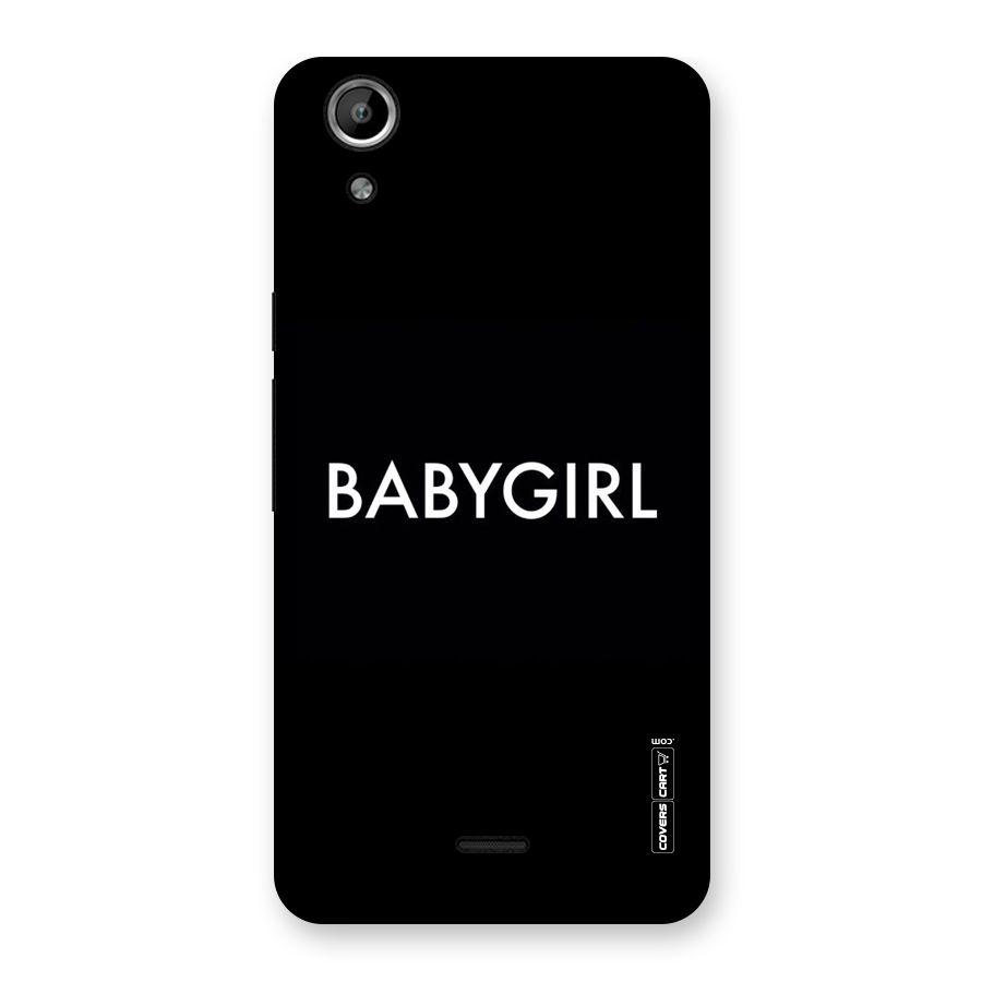 Baby Girl Back Case for Micromax Canvas Selfie Lens Q345