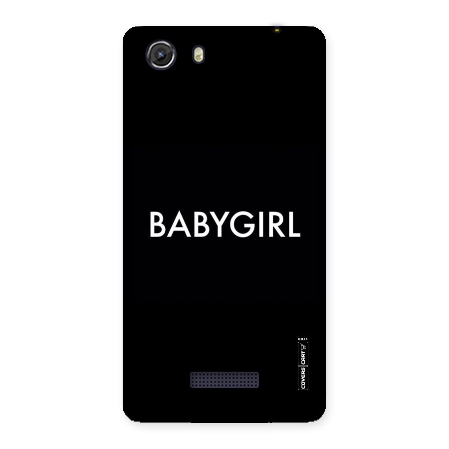 Baby Girl Back Case for Micromax Unite 3