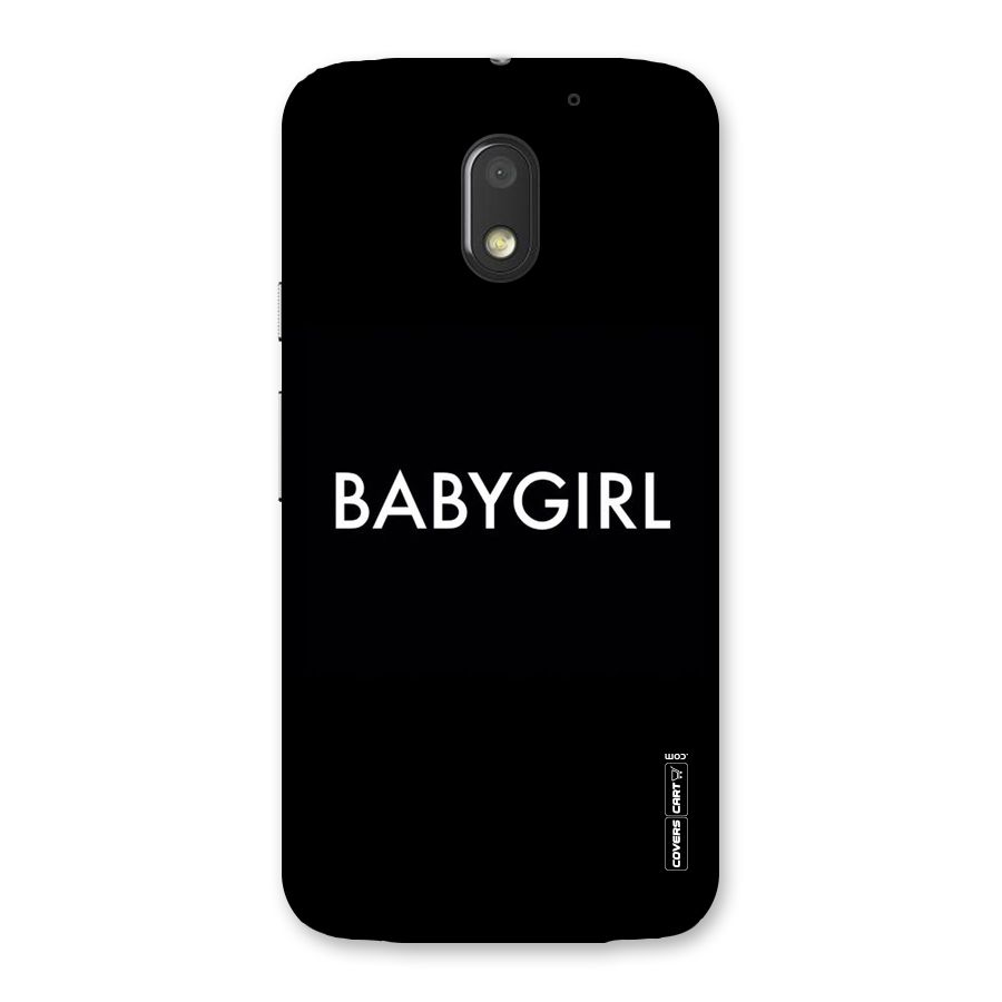 Baby Girl Back Case for Moto E3 Power