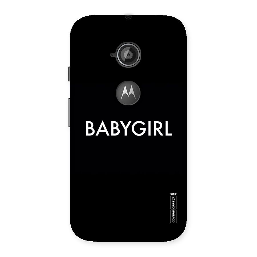 Baby Girl Back Case for Moto E 2nd Gen