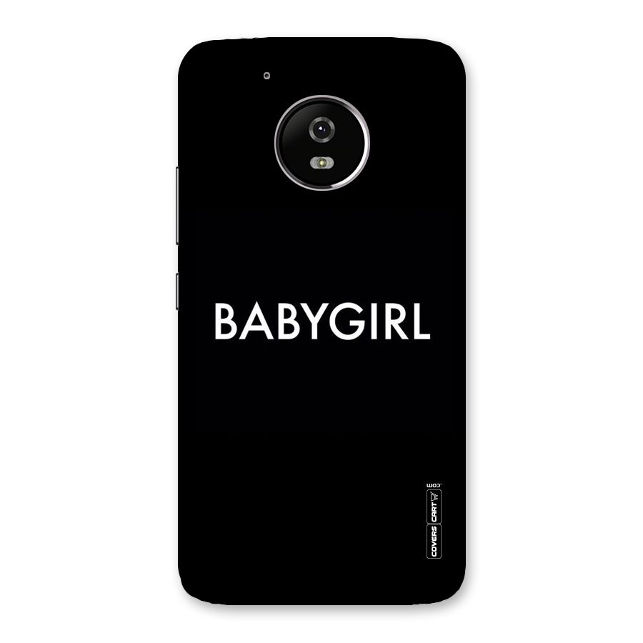 Baby Girl Back Case for Moto G5