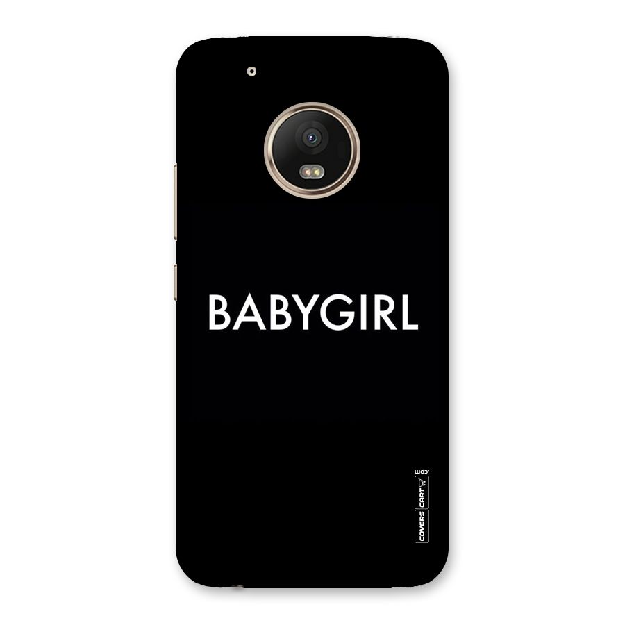 Baby Girl Back Case for Moto G5 Plus
