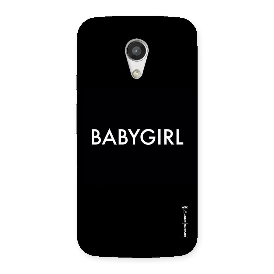 Baby Girl Back Case for Moto G 2nd Gen