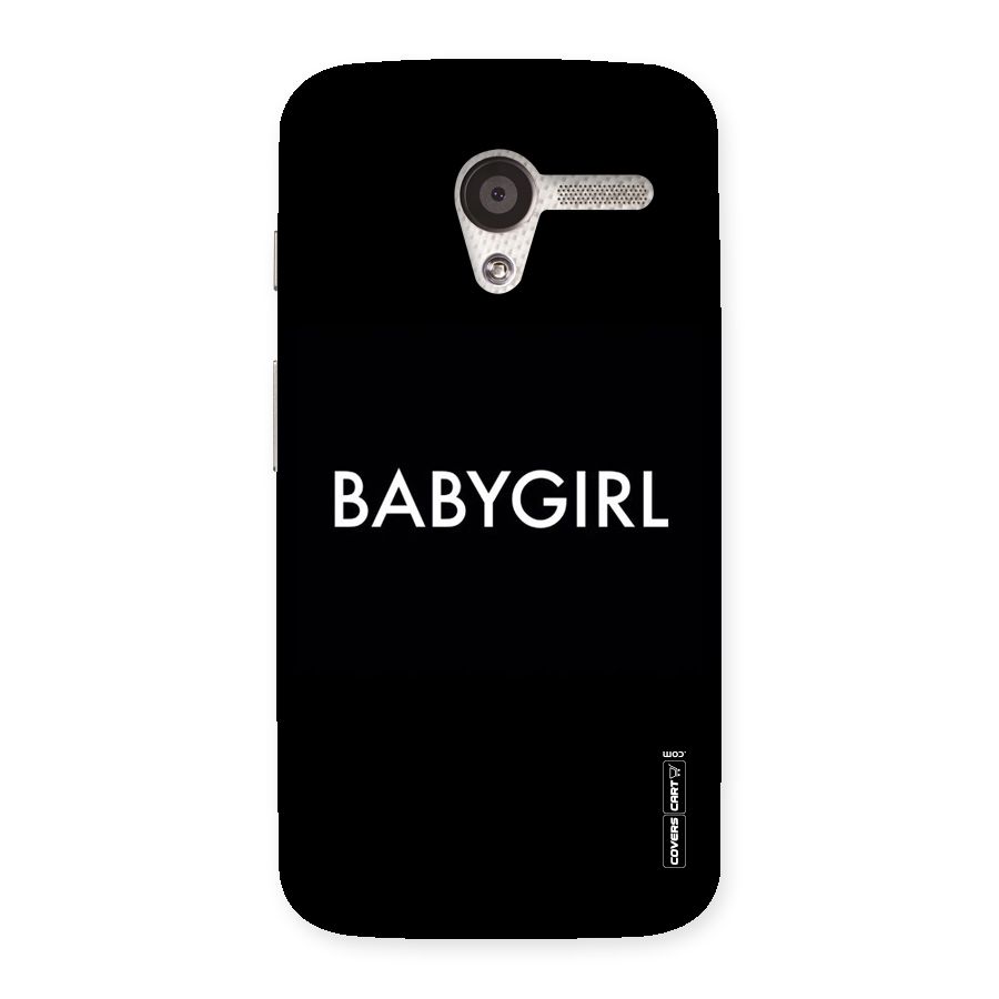 Baby Girl Back Case for Moto X