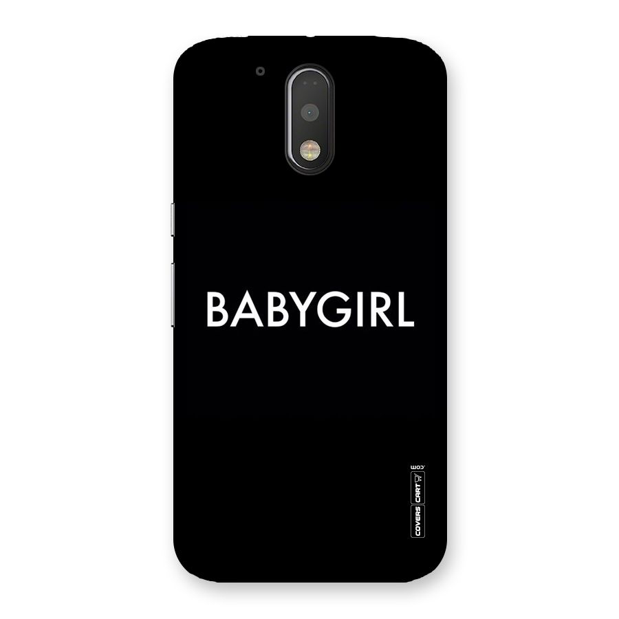 Baby Girl Back Case for Motorola Moto G4