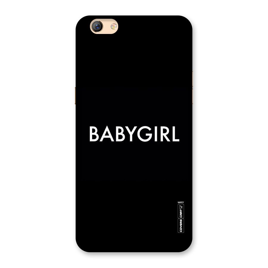 Baby Girl Back Case for Oppo F3 Plus