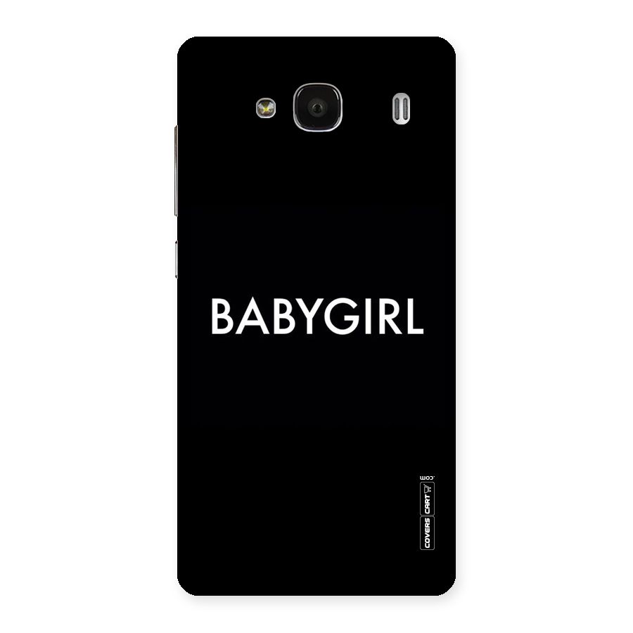 Baby Girl Back Case for Redmi 2