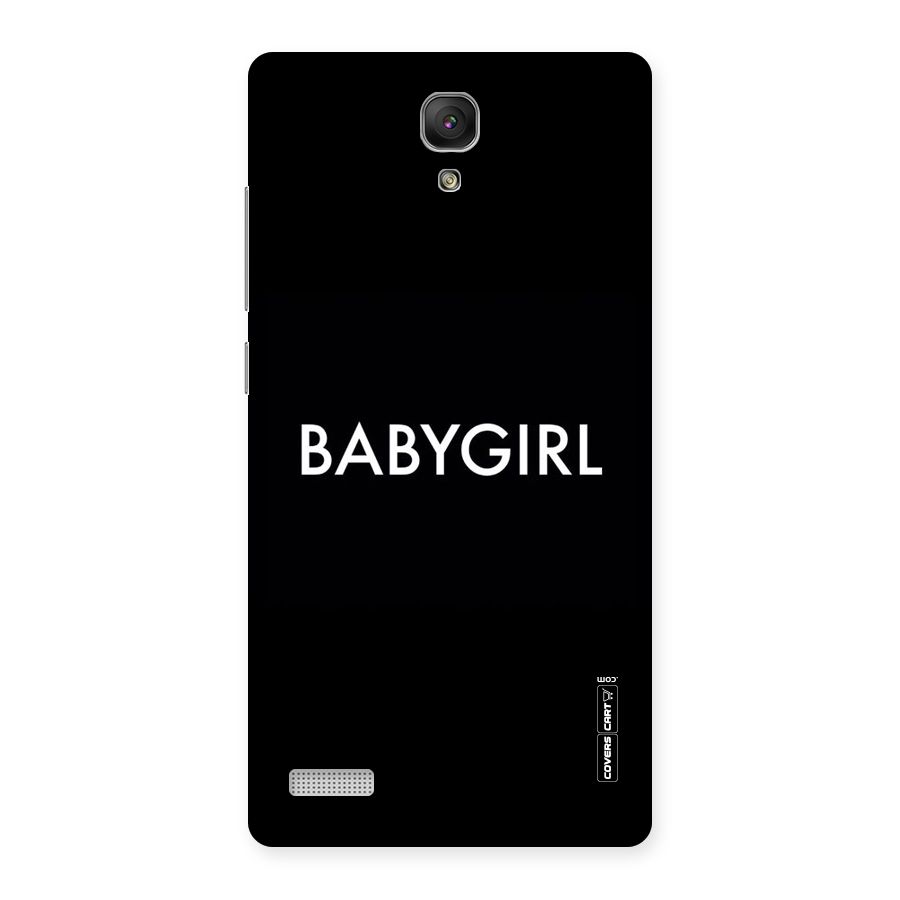 Baby Girl Back Case for Redmi Note Prime