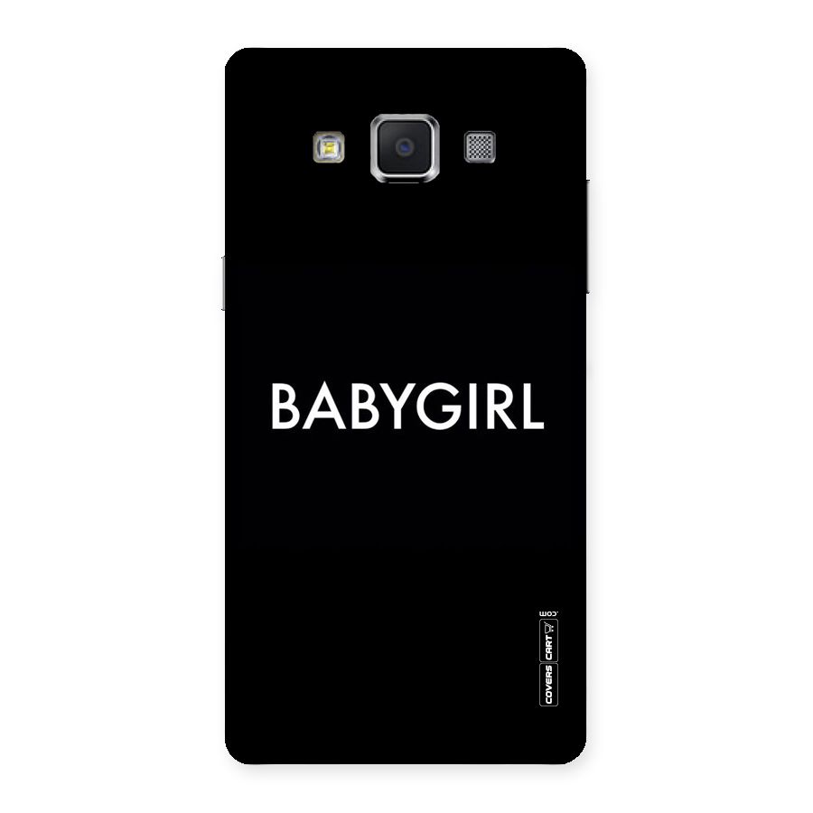 Baby Girl Back Case for Samsung Galaxy A5