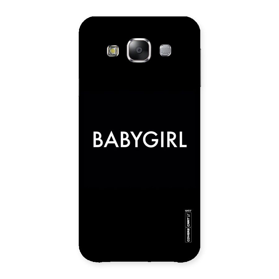 Baby Girl Back Case for Samsung Galaxy E5